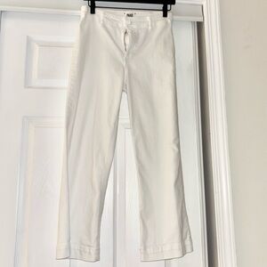 PAIGE White High-Rise Jeans